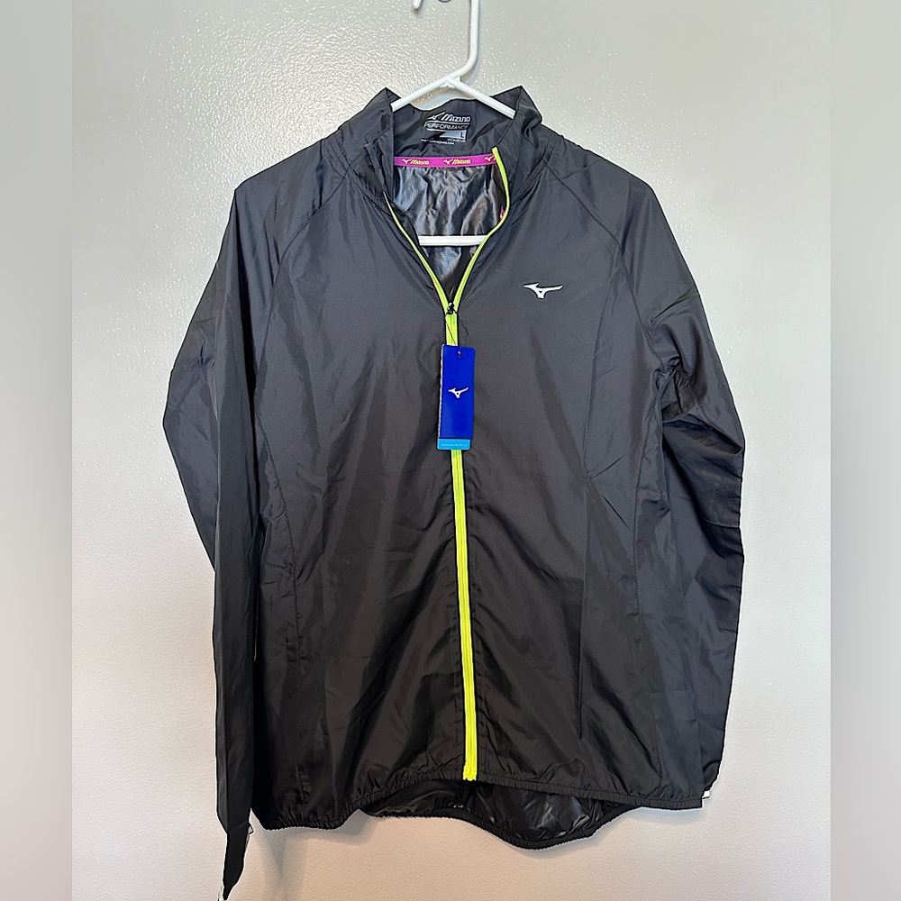 Mizuno - Women’s Lightweight Running Jacket - Black - Large